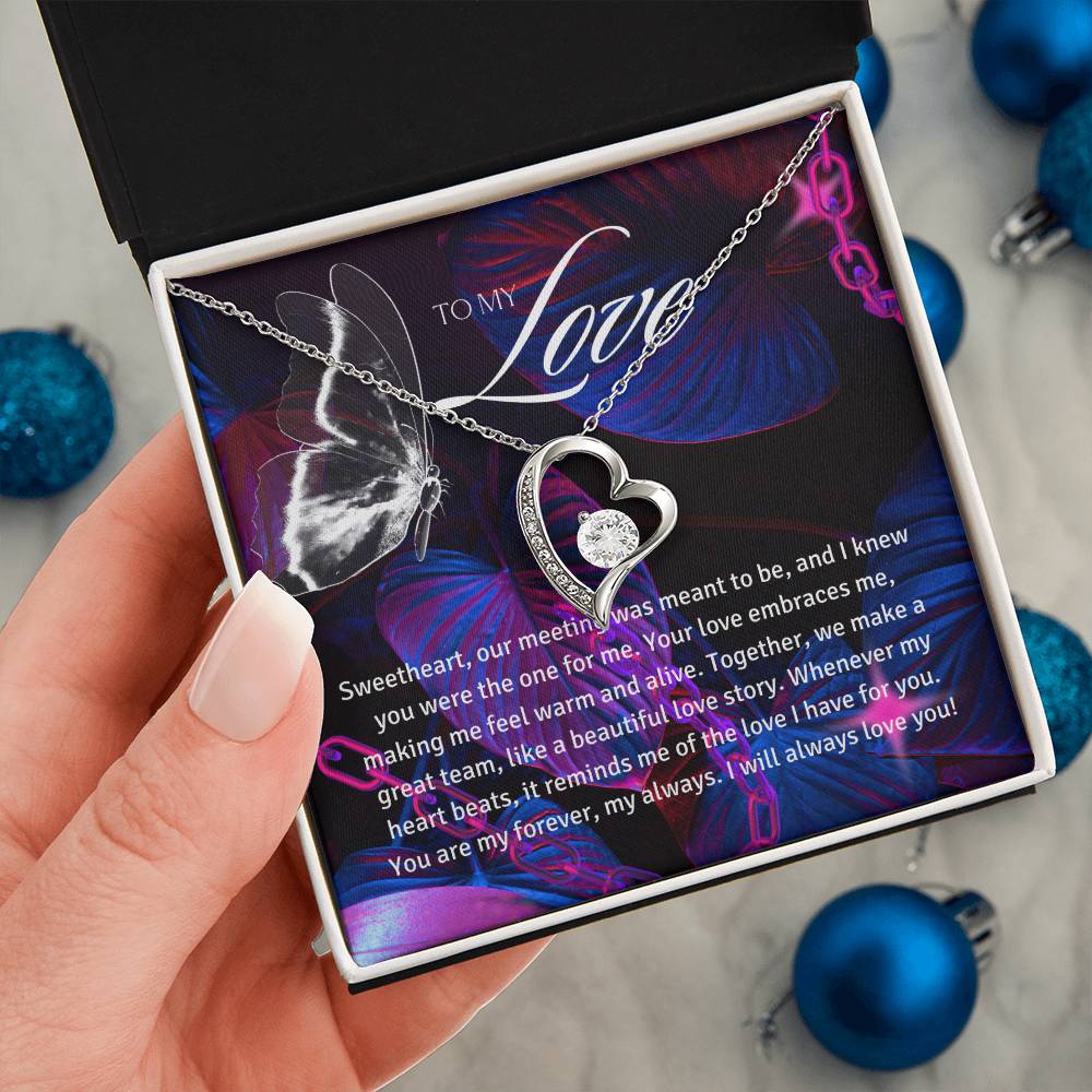 To My Love | Infinite Devotion Pendant Necklace: Forever Love and Bond ๐๐ฎโ๏ธ