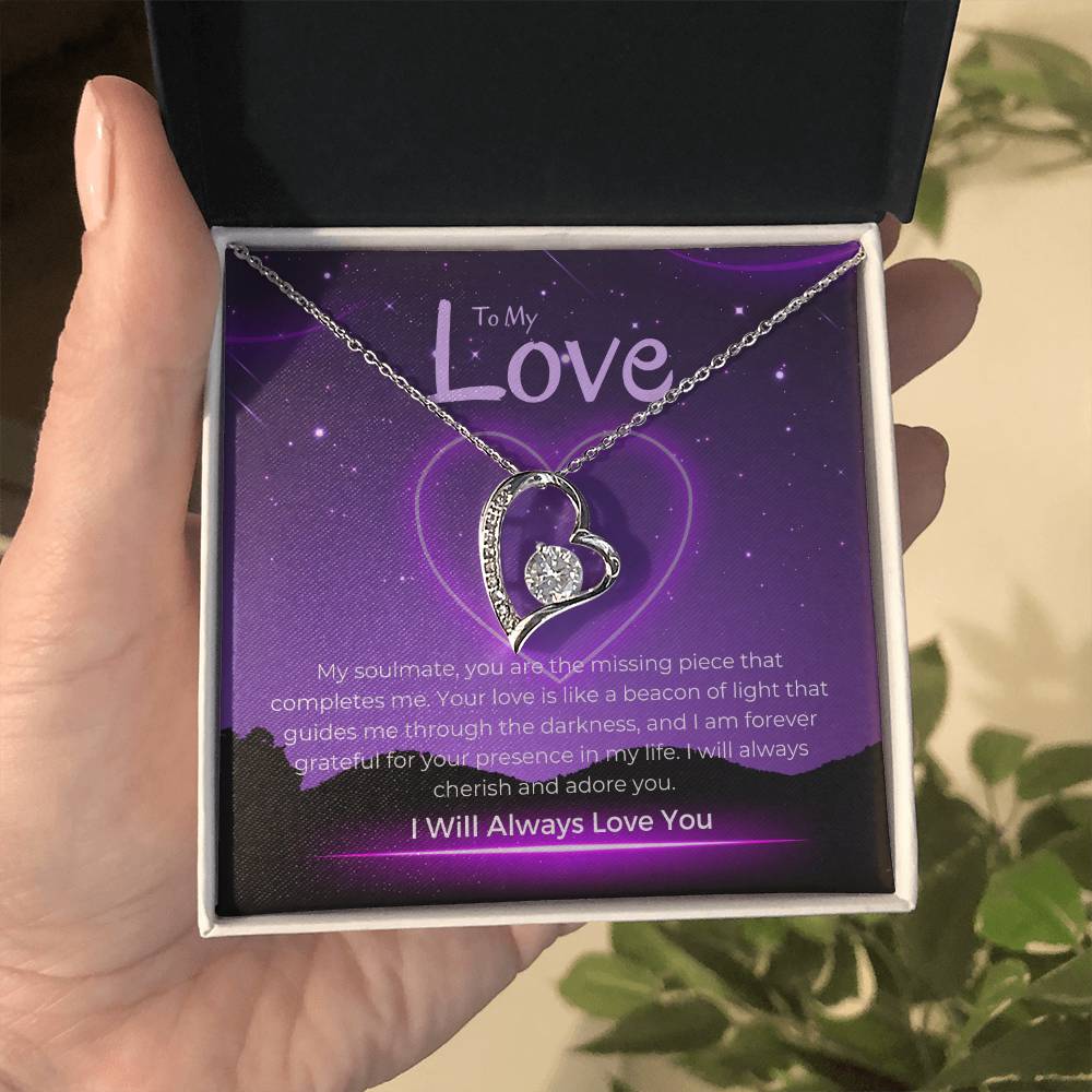 To My Love | Timeless Heart Pendant Necklace: Enduring Symbol of Love πππ