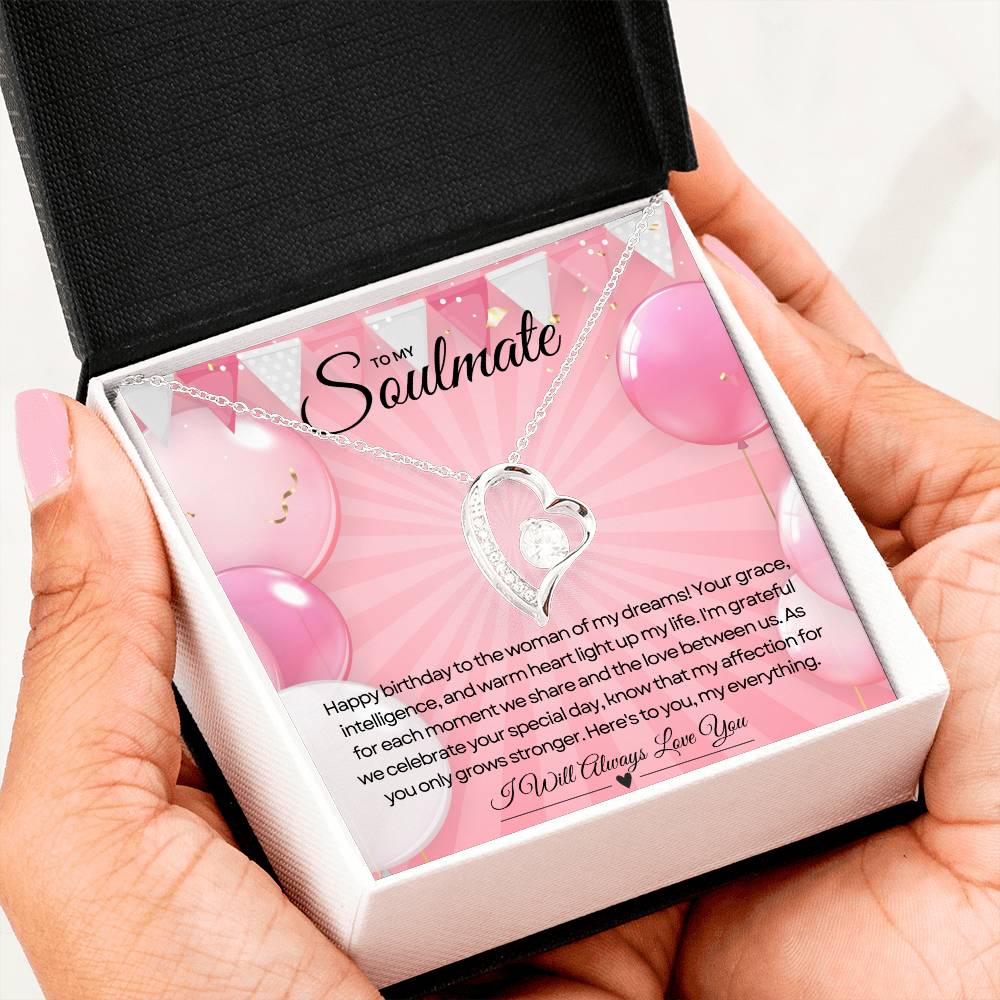 To My Love For Birthday | Glittering Heart of Celebration Necklace β¨ππ
