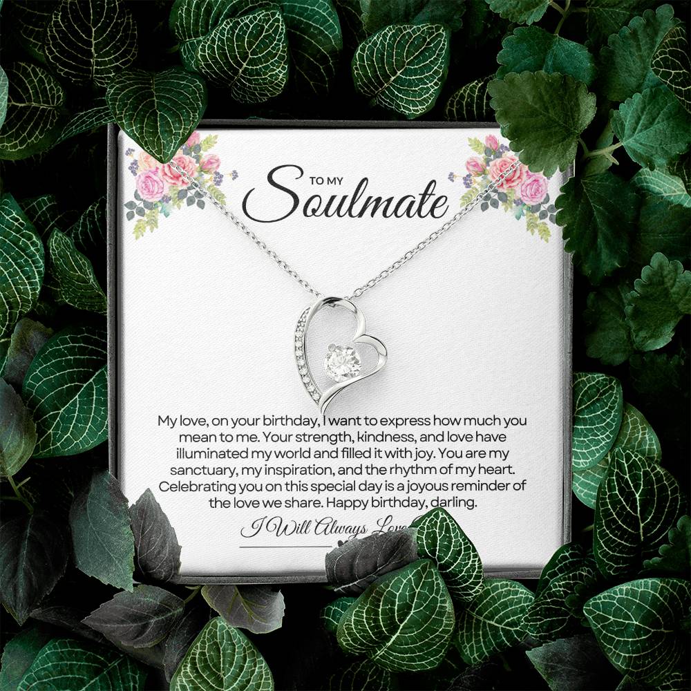 To My Love For Birthday | Gleaming Birthday Sentiments Necklace β¨ππ