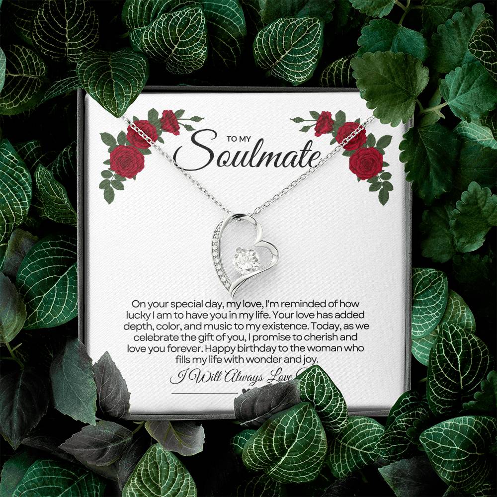 To My Love For Birthday | Festive Heart Birthday Pendant πππ