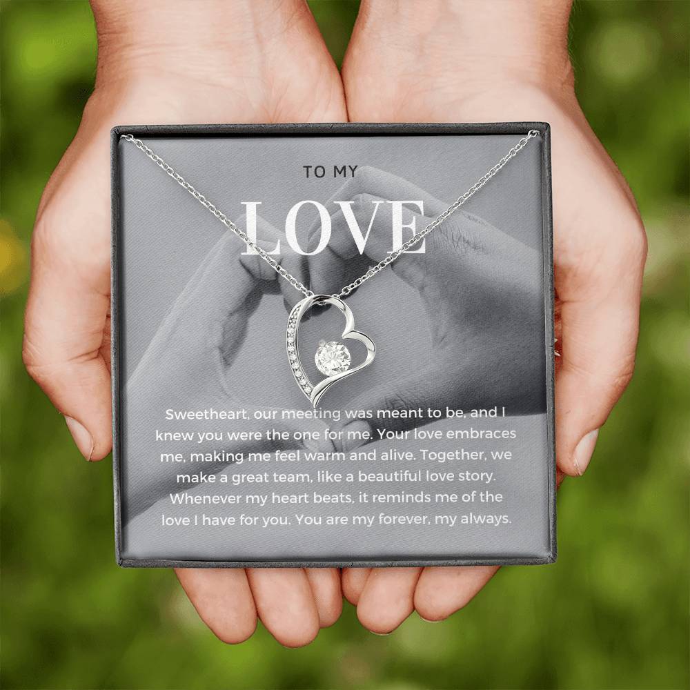 To My Love | Delicate Love Knot Pendant Necklace: Subtle Expression of Eternal Love πβοΈπ