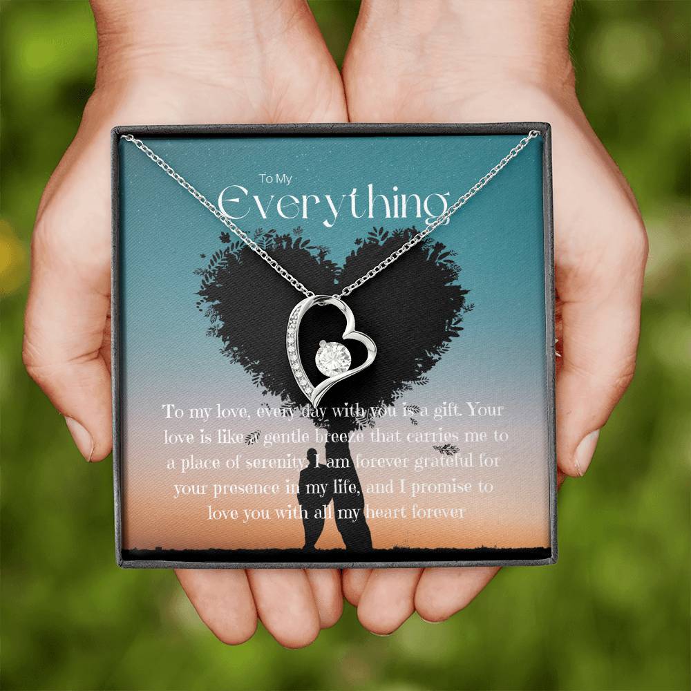 To My Everything | Eternal Connection Necklace: Forever Love Pendant for Her βοΈππ