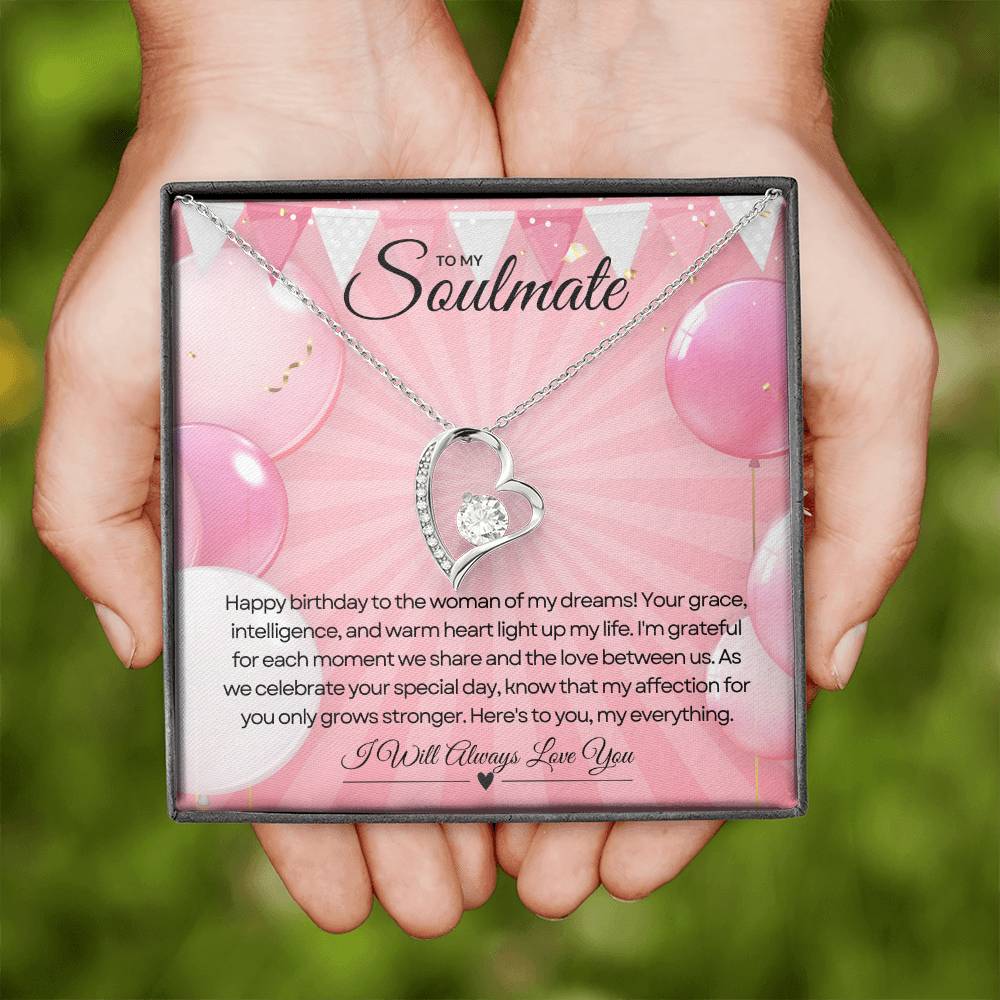 To My Love For Birthday | Glittering Heart of Celebration Necklace β¨ππ