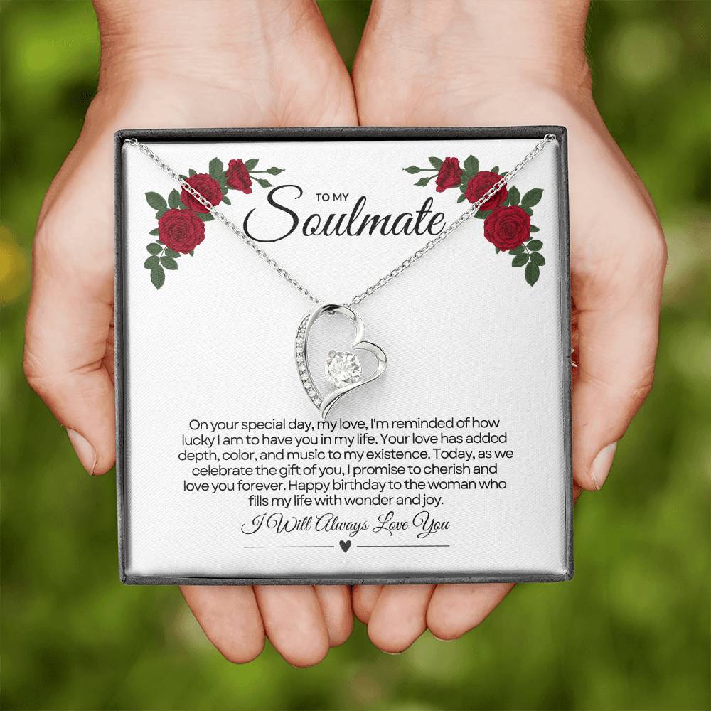 To My Love For Birthday | Festive Heart Birthday Pendant πππ