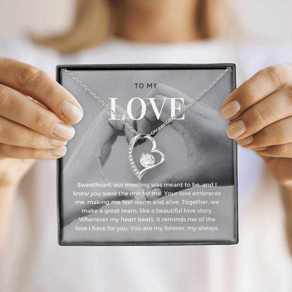 To My Love | Delicate Love Knot Pendant Necklace: Subtle Expression of Eternal Love πβοΈπ