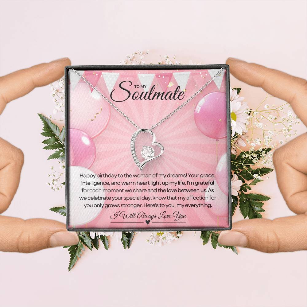To My Love For Birthday | Glittering Heart of Celebration Necklace β¨ππ