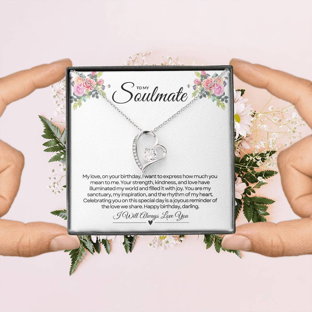 To My Love For Birthday | Gleaming Birthday Sentiments Necklace β¨ππ