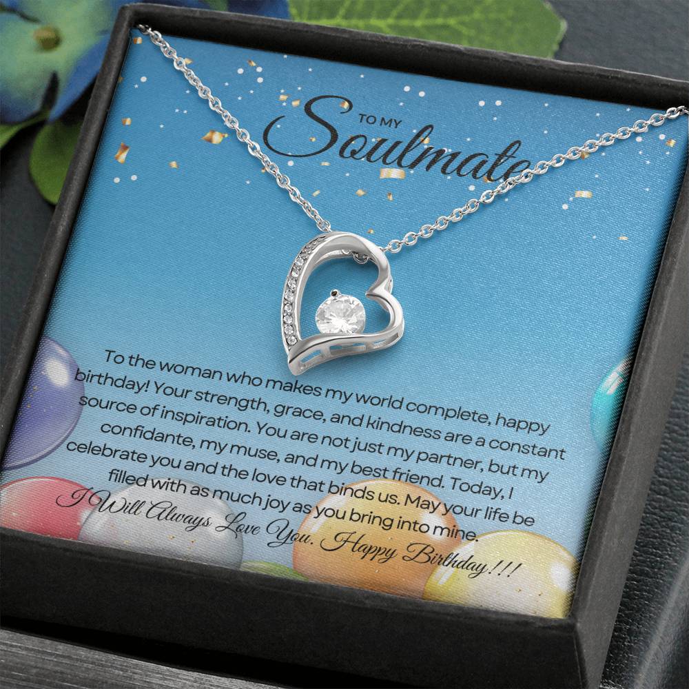 To My Love For Birthday | Joyful Heart Birthday Necklace πππ