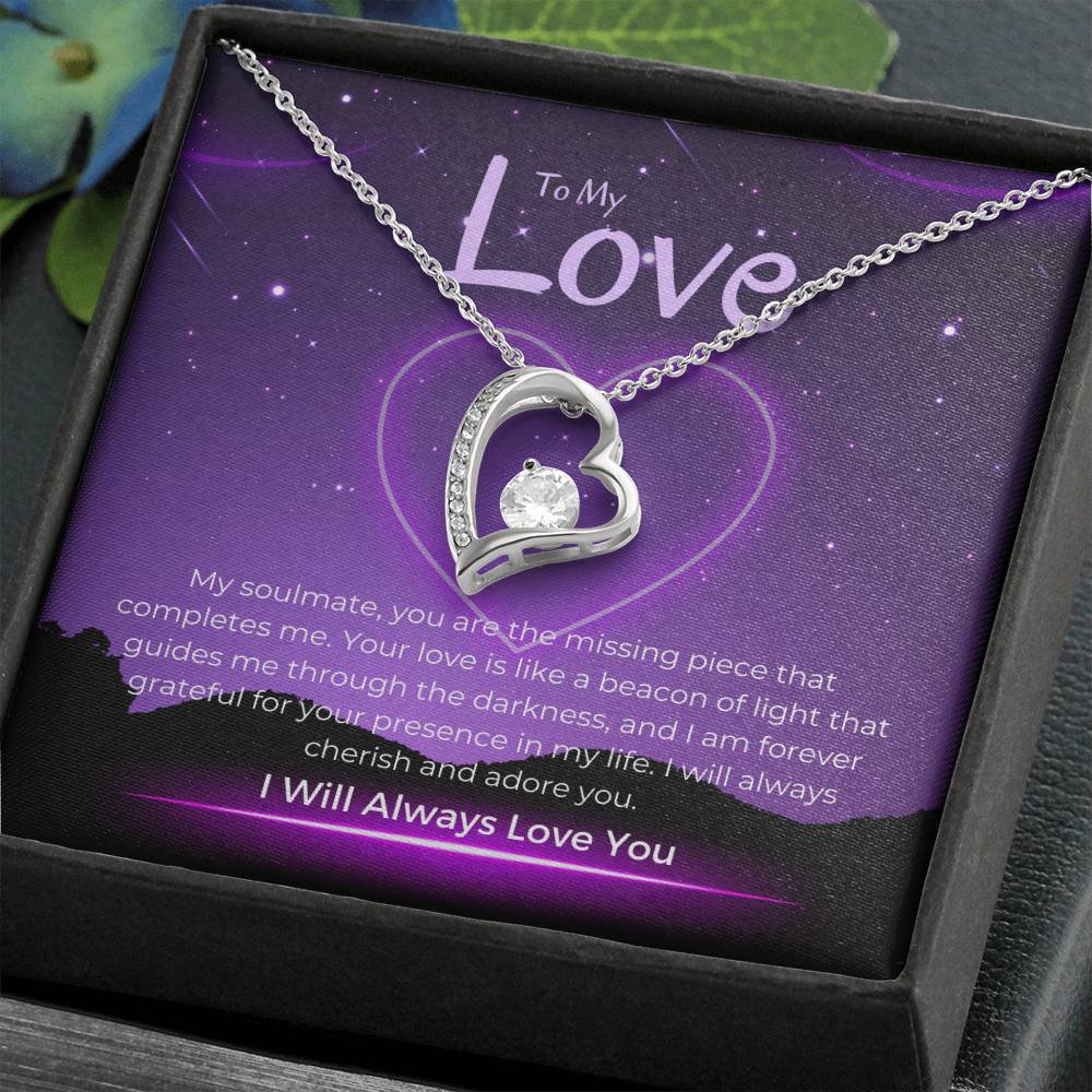 To My Love | Timeless Heart Pendant Necklace: Enduring Symbol of Love πππ