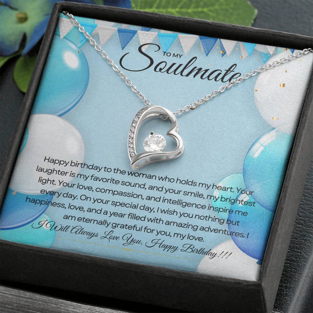 To My Love For Birthday | Joyful Heart Birthday Necklace πππ