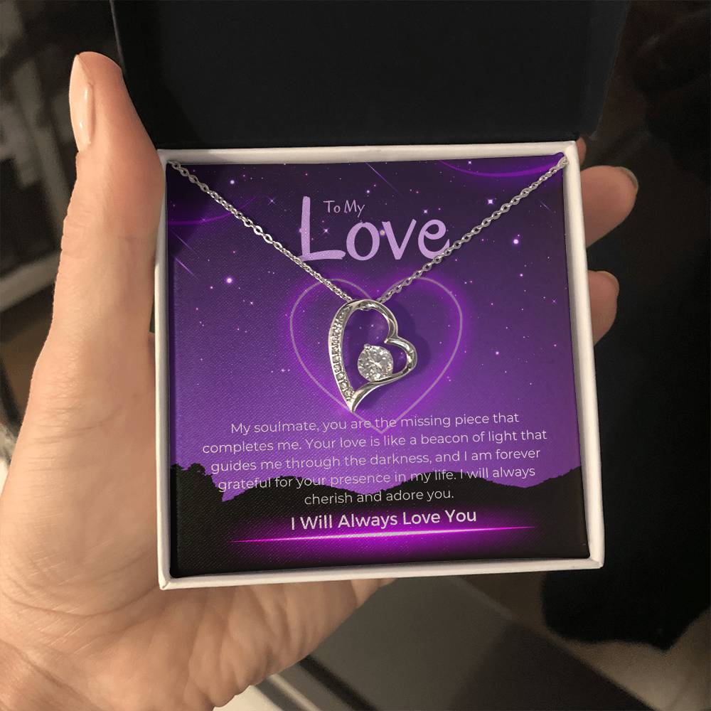 To My Love | Timeless Heart Pendant Necklace: Enduring Symbol of Love πππ