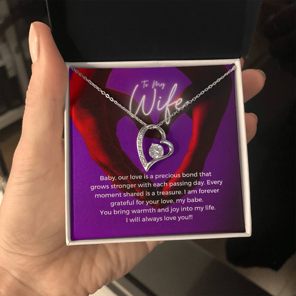 To My Wife | Timeless Charm Necklace: Forever Love Pendant for Her πποΈπ