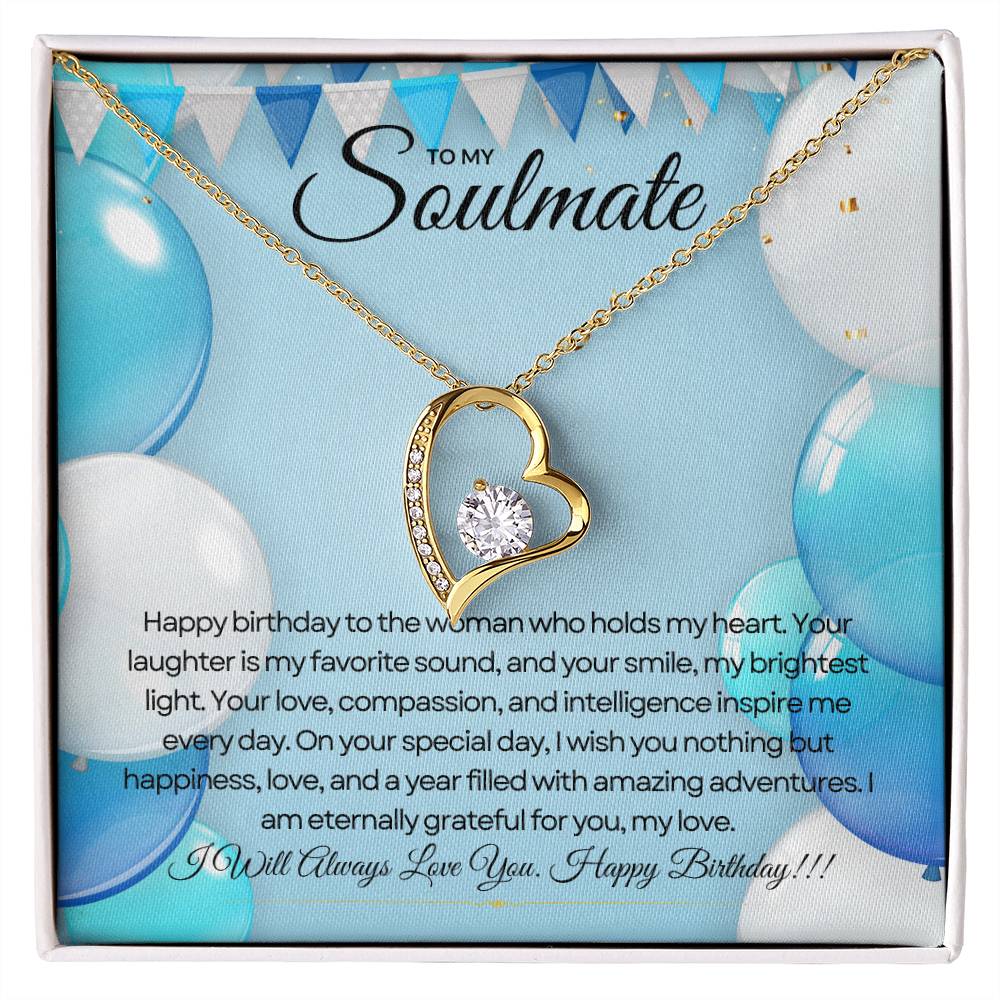 To My Love For Birthday | Joyful Heart Birthday Necklace πππ