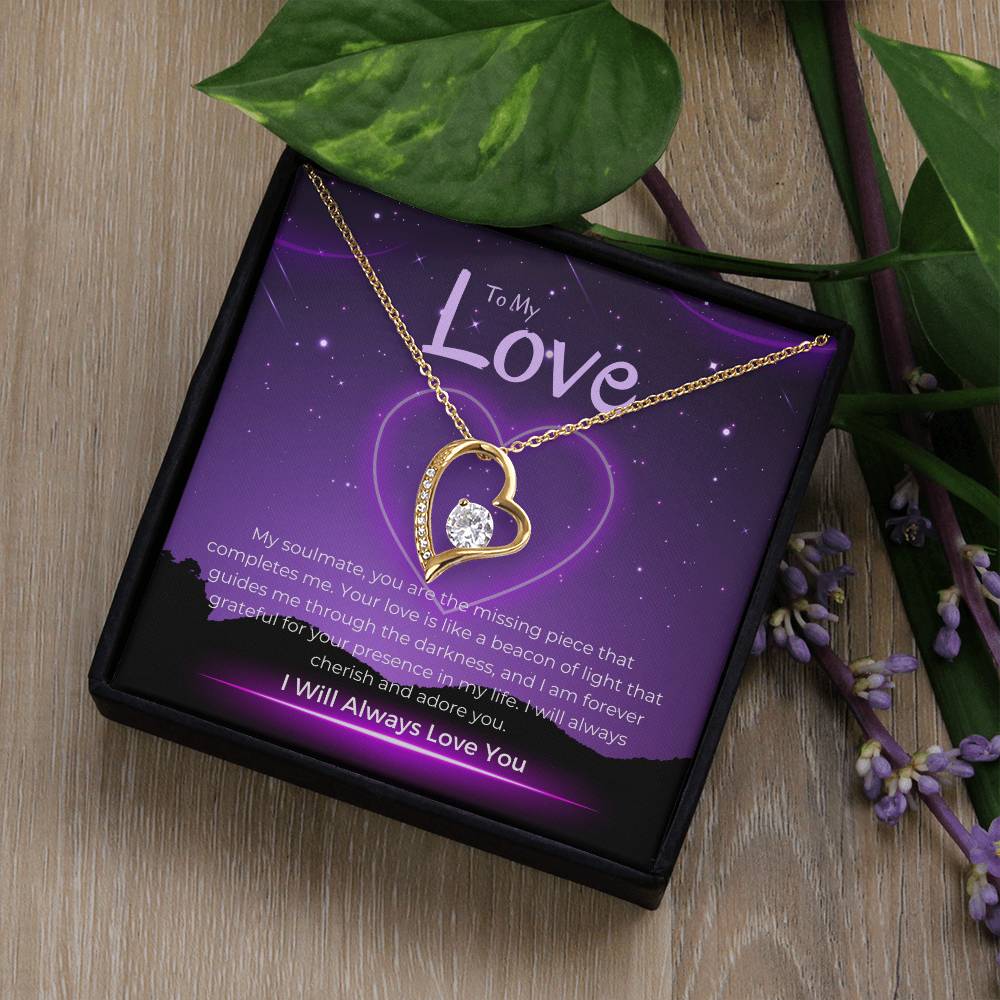 To My Love | Timeless Heart Pendant Necklace: Enduring Symbol of Love πππ