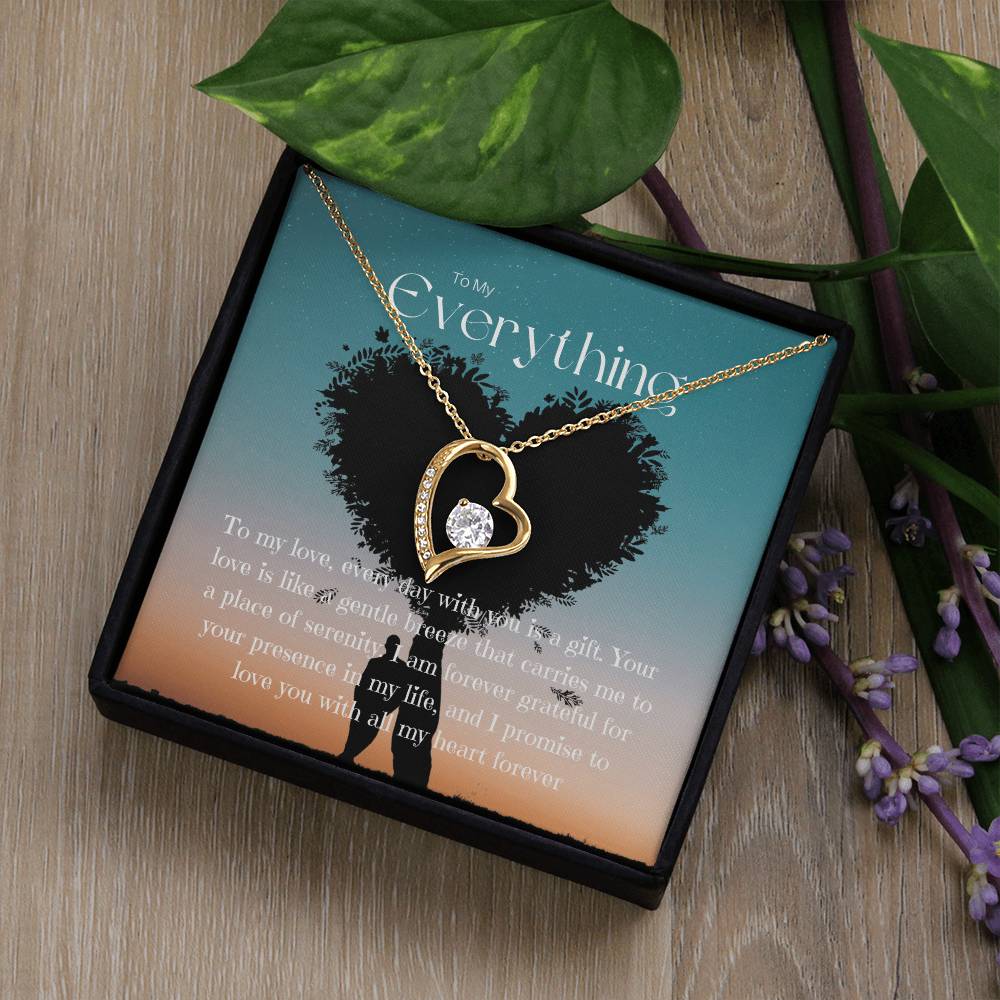 To My Everything | Eternal Connection Necklace: Forever Love Pendant for Her βοΈππ