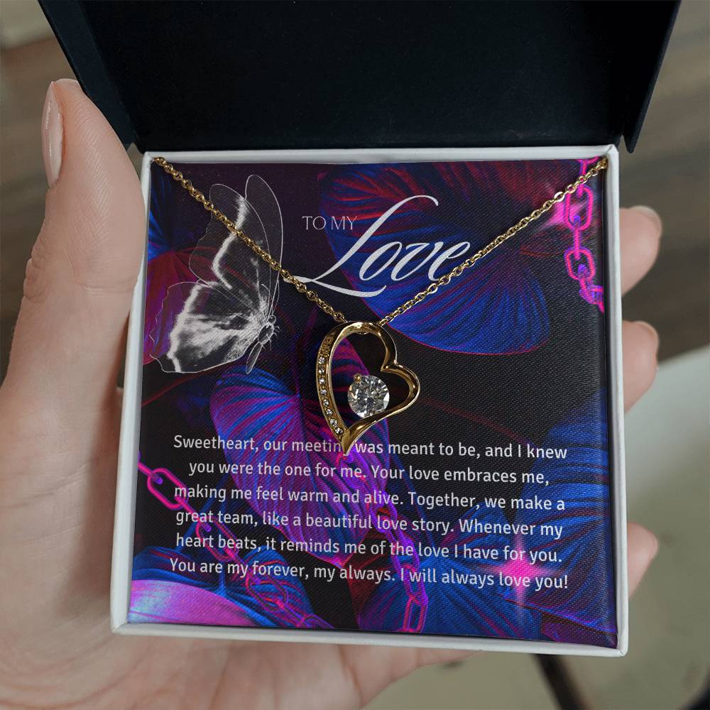 To My Love | Infinite Devotion Pendant Necklace: Forever Love and Bond ๐๐ฎโ๏ธ
