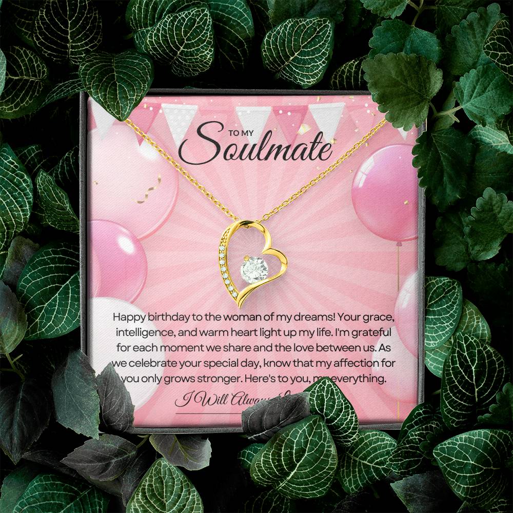 To My Love For Birthday | Glittering Heart of Celebration Necklace β¨ππ