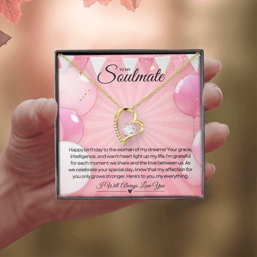 To My Love For Birthday | Glittering Heart of Celebration Necklace β¨ππ