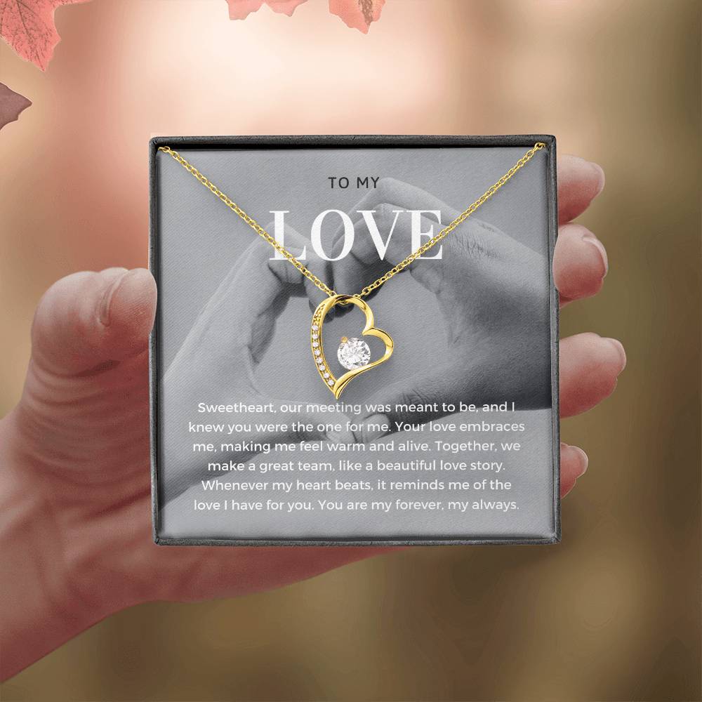 To My Love | Delicate Love Knot Pendant Necklace: Subtle Expression of Eternal Love πβοΈπ