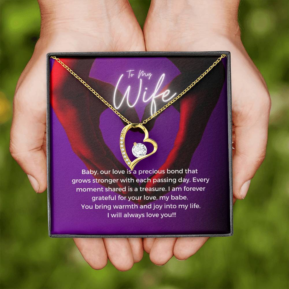 To My Wife | Timeless Charm Necklace: Forever Love Pendant for Her πποΈπ