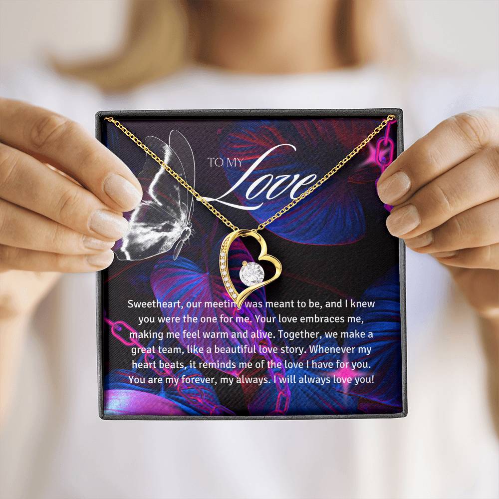 To My Love | Infinite Devotion Pendant Necklace: Forever Love and Bond ๐๐ฎโ๏ธ