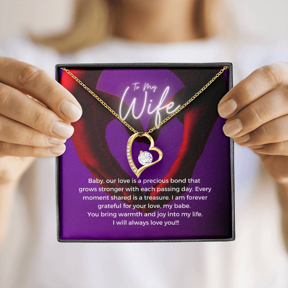 To My Wife | Timeless Charm Necklace: Forever Love Pendant for Her πποΈπ