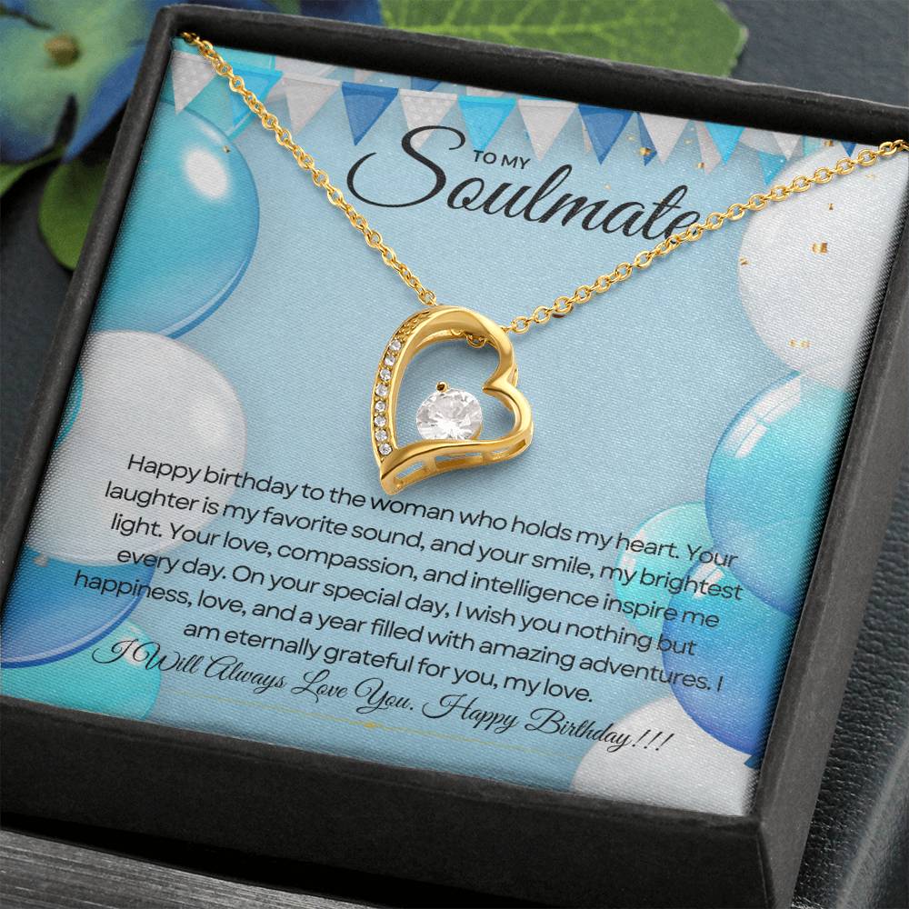 To My Love For Birthday | Joyful Heart Birthday Necklace πππ
