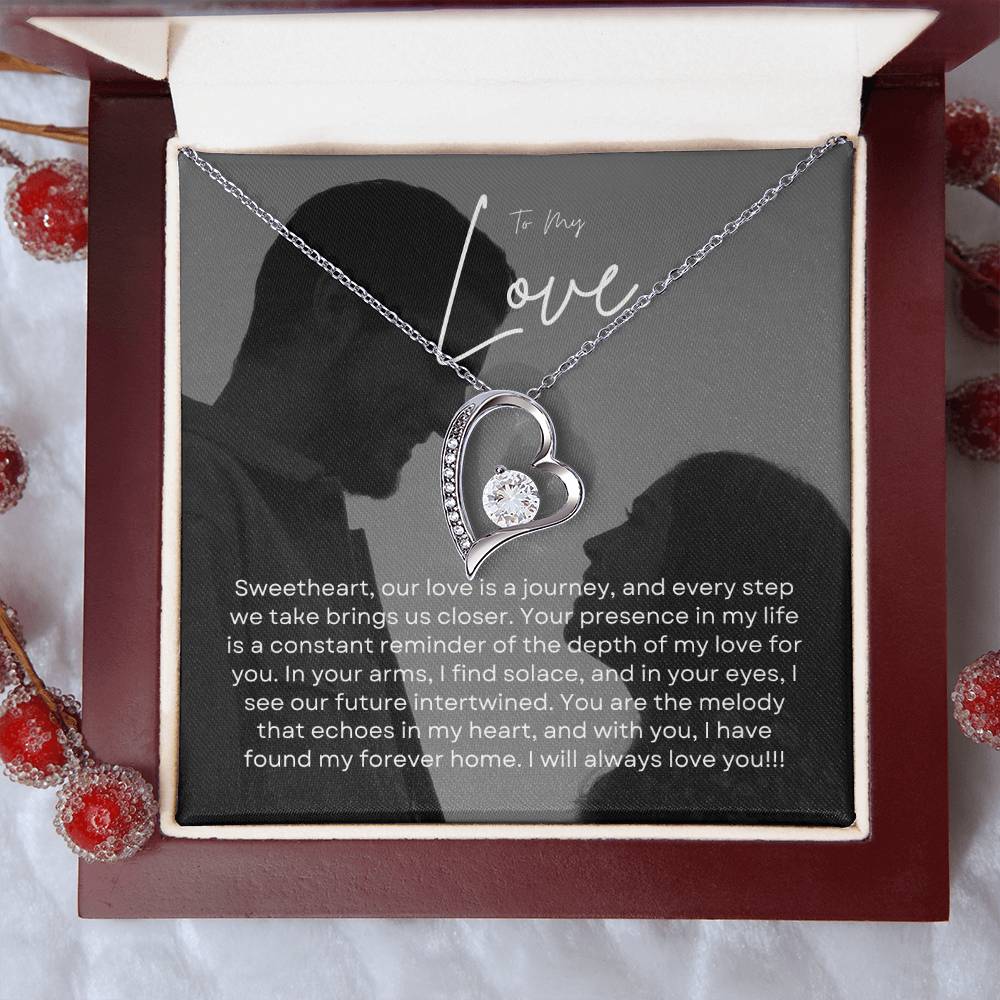 To My Love | Sparkling Forever Love Charm Necklace: Brilliant Gift for Her  💞🍬💍