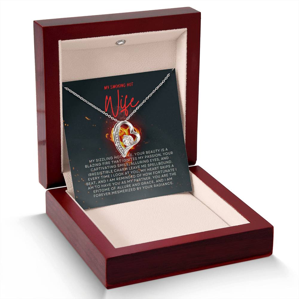 To My Wife | Endless Flame Necklace 🔥💖⌛️