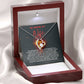 To My Wife | Enduring Devotion Pendant Necklace: Everlasting Love and Commitment 💖⌛️🔒