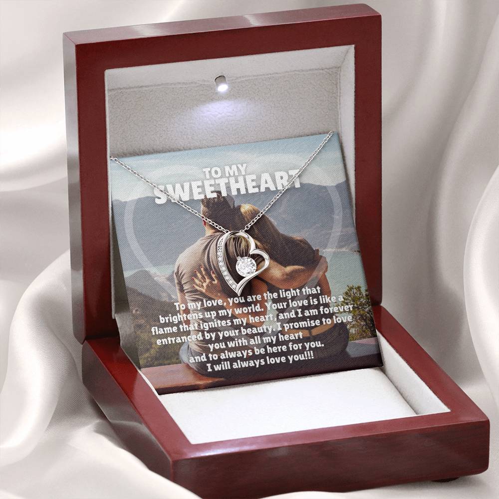 To My Sweetheart | Eternal Devotion Necklace: Timeless Expression of Forever Love 💕✨💎