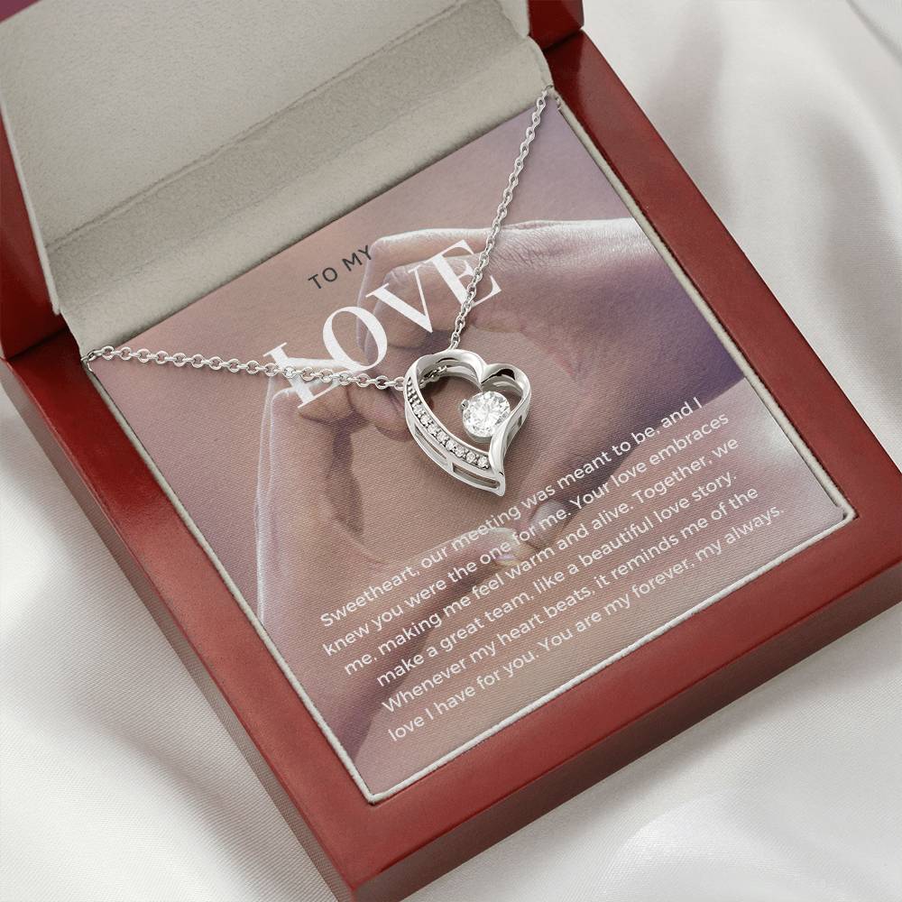 To My Love | Enchanted Affection Pendant Necklace: Captivating Love Keepsake 💞🌬️💖