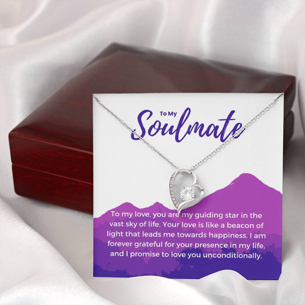 To My Soulmate | Eternal Connection Necklace: Forever Love Pendant for Her ⌛️💖🔗