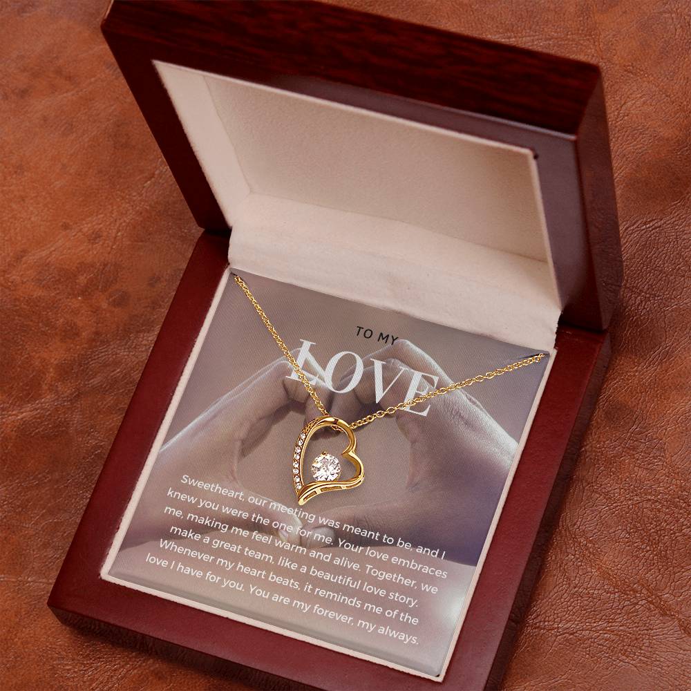 To My Love | Enchanted Affection Pendant Necklace: Captivating Love Keepsake 💞🌬️💖