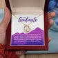 To My Soulmate | Eternal Connection Necklace: Forever Love Pendant for Her ⌛️💖🔗