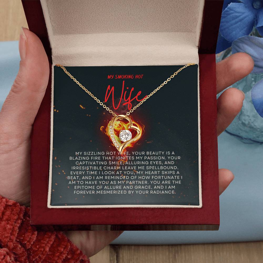 To My Wife | Endless Flame Necklace 🔥💖⌛️