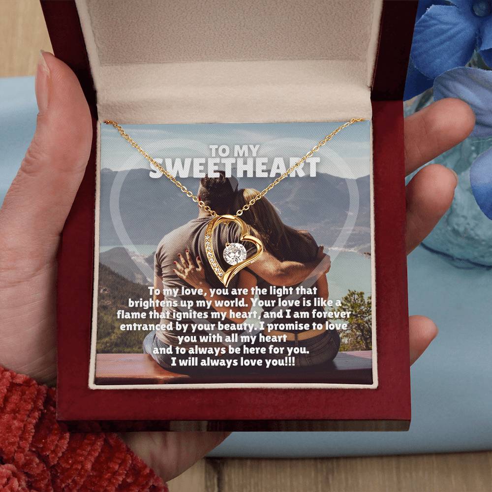 To My Sweetheart | Eternal Devotion Necklace: Timeless Expression of Forever Love 💕✨💎