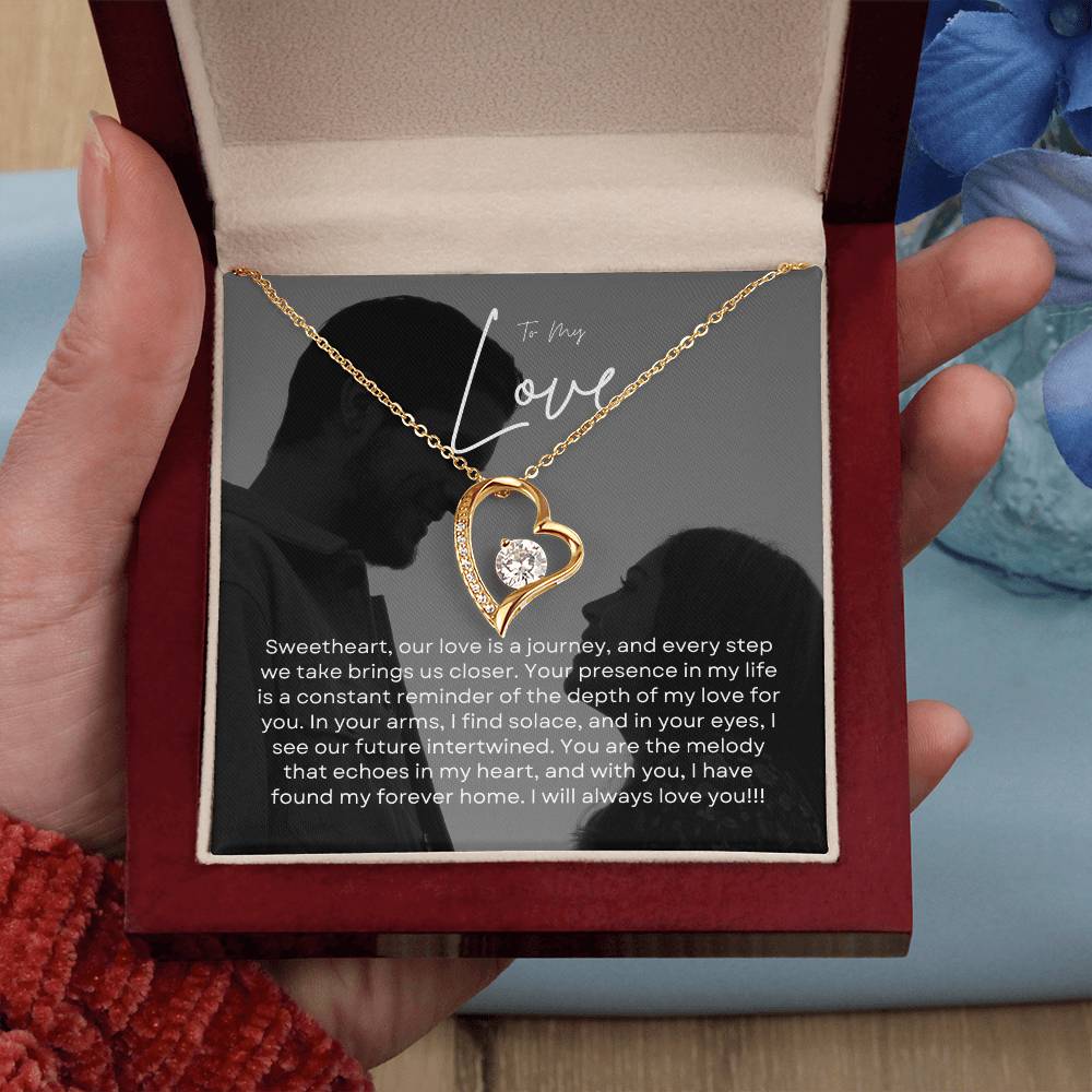 To My Love | Sparkling Forever Love Charm Necklace: Brilliant Gift for Her  💞🍬💍