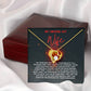 To My Wife | Enduring Devotion Pendant Necklace: Everlasting Love and Commitment 💖⌛️🔒