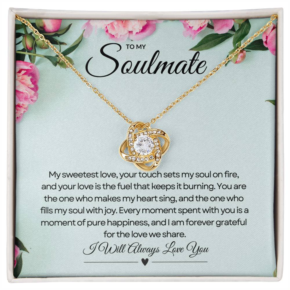 To My Soulmate | Unbreakable Promise Necklace 💖🔒🌟