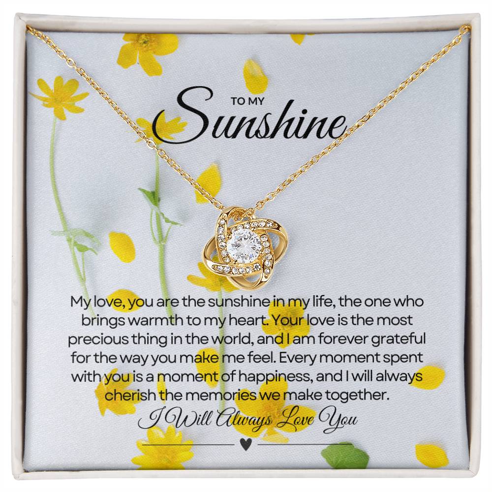 To My Sunshine |  Timeless Bond Necklace 💙💖💗