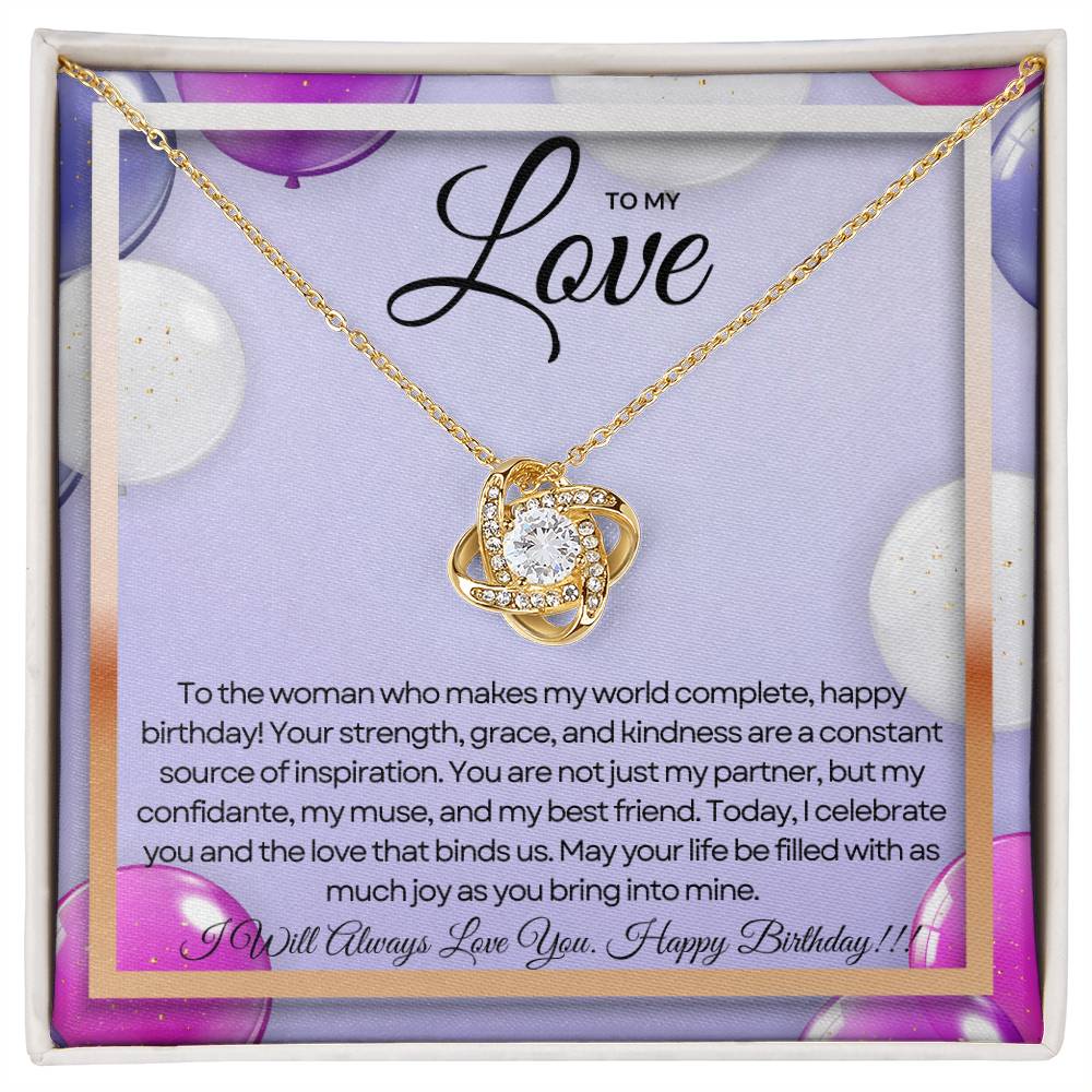 To My Love For Birthday | Enchanting Birthday Love Pendant 💖🎂✨