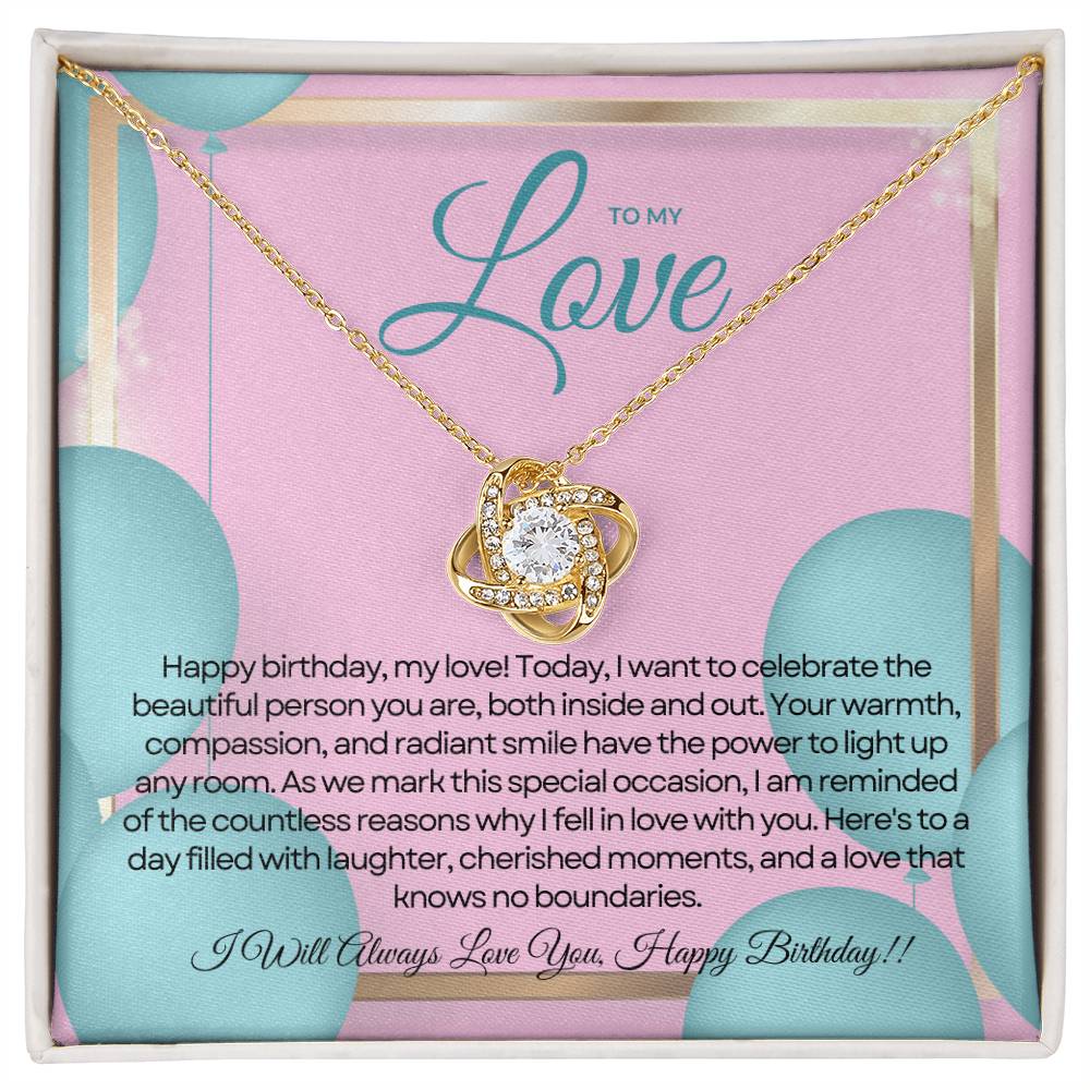 For My Love's Birthday | Birthday Love Pendant 🌟🎂💕