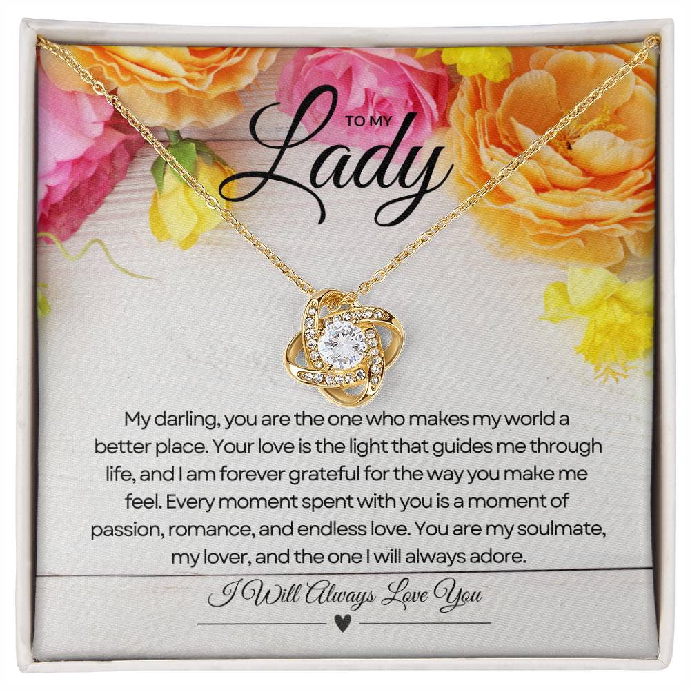 To My Lady | Eternal Love's Embrace Pendant 💞💍🌟