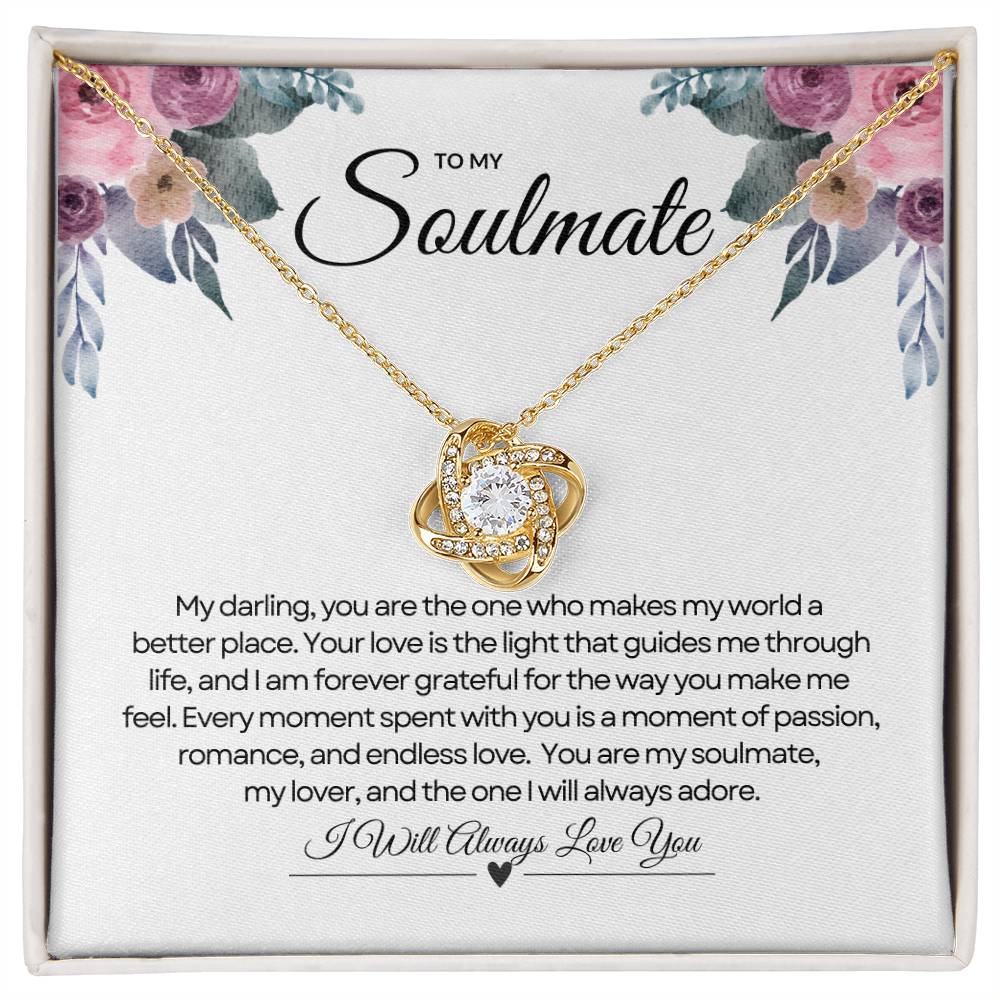 To My Soulmate | Enduring Affection Necklace 💛💖🌺