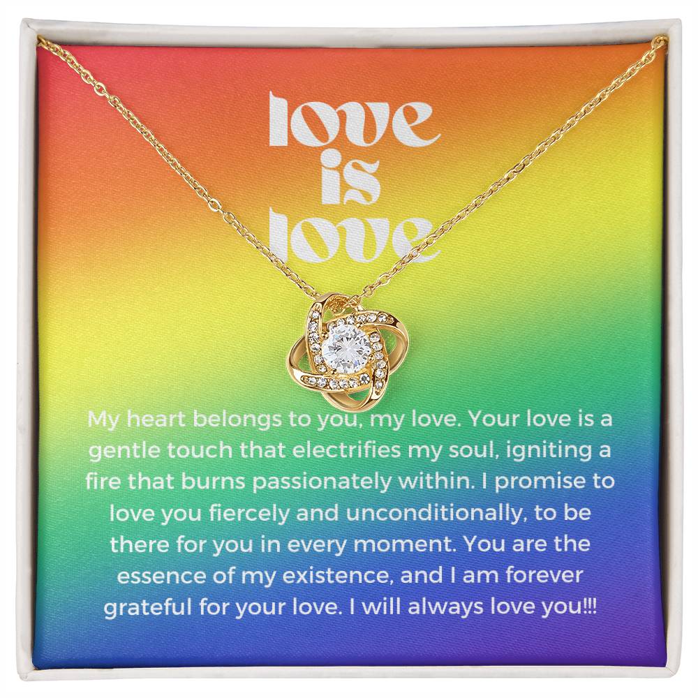 Love Is Love | Infinite Devotion Pendant: Boundless Love 💗💖🌈