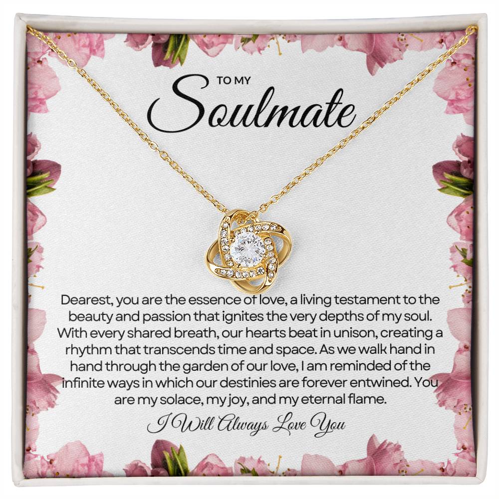 To My Soulmate | Enduring Affection Necklace 💛💖🌺