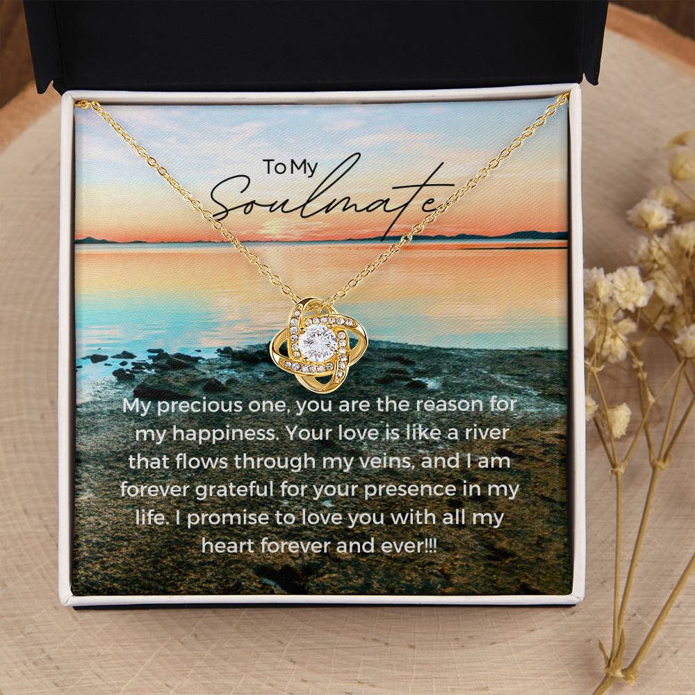 To My Soulmate | Timeless Forever Love Necklace: Exquisite Treasure of Everlasting Love💘🔄🎁