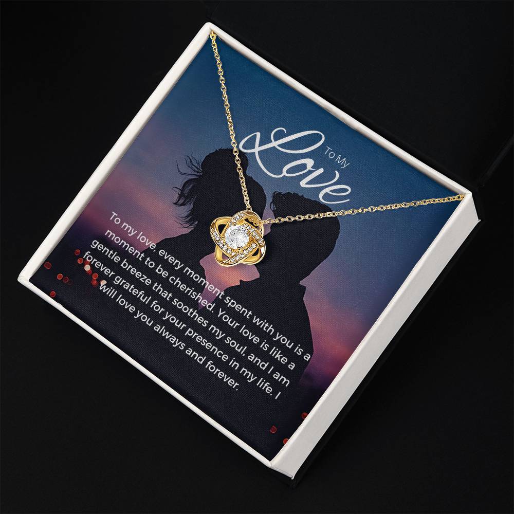 To My Love | Gleaming Devotion Pendant: Brilliant Symbol of Love 💍💖🔗